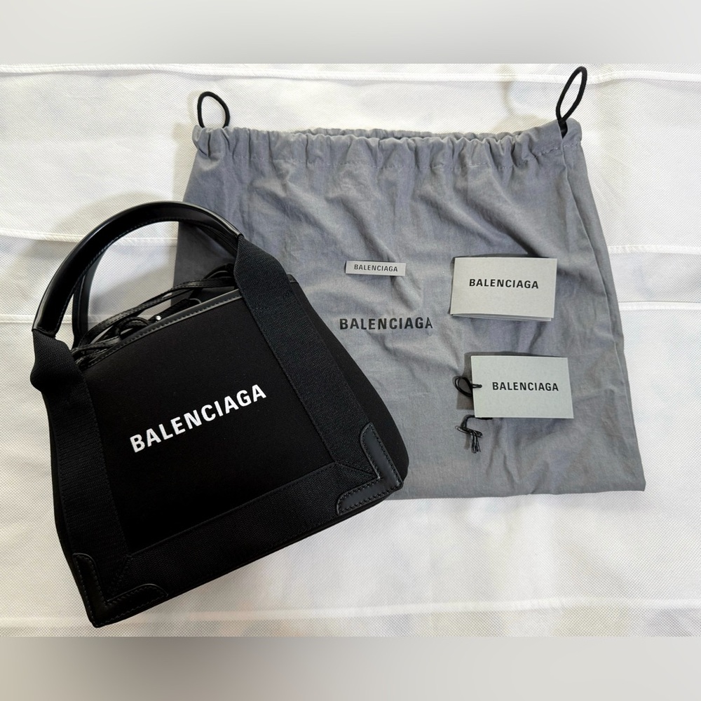 NWT Balenciaga Bag | Balenciaga XS CABAS Black Crossbody Bag - Picture 4 of 16